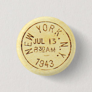 Badge Rond 2,50 Cm New York City 1943