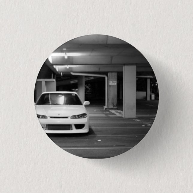 Badge Rond 2,50 Cm Nissan Silvia pin/plaque (Devant)