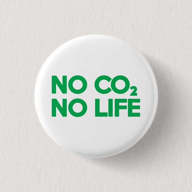 BADGE ROND 2,50 CM NO CO2 PAS DE VIE (Devant)