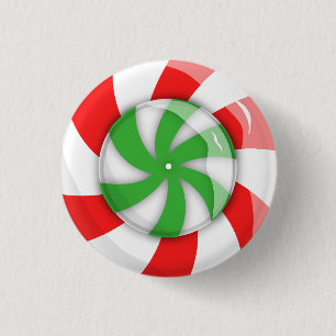 Badge Rond 2,50 Cm Noël