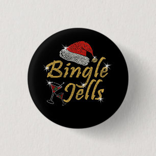 Badge Rond 2,50 Cm Noël de Bingle Jells Tipsy