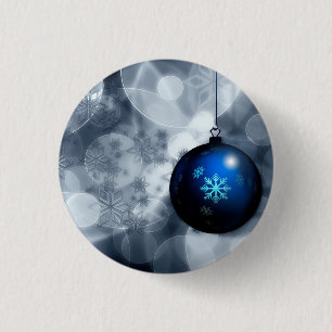 Badge Rond 2,50 Cm Noël étincelant