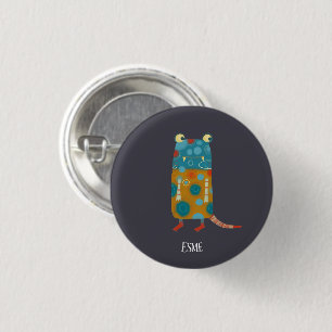 Badge Rond 2,50 Cm Nom personnalisé du monstre Esme