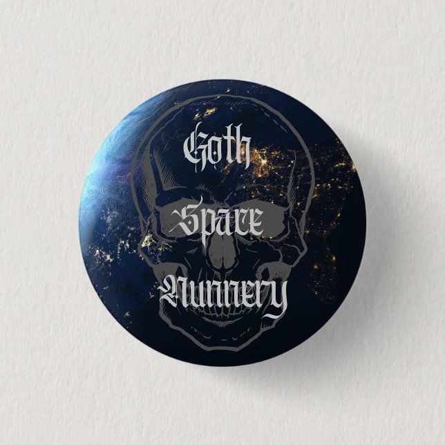 Badge Rond 2,50 Cm Nonce spatiale Goth - Gideon IX (Devant)