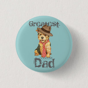 Badge Rond 2,50 Cm Norwich Terrier Papa