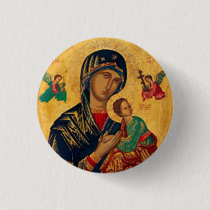 Badge Rond 2,50 Cm Notre Mère du Succor perpétuel