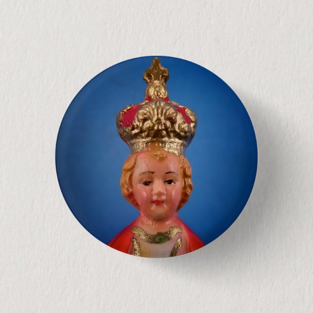 Badge Rond 2,50 Cm Nourrisson de bouton de Prague (Devant)