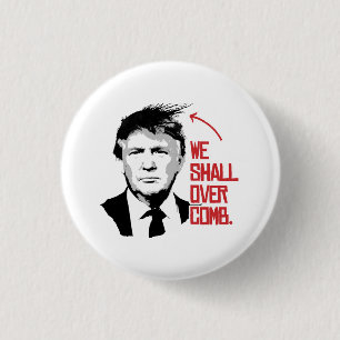 Badge Rond 2,50 Cm Nous au-dessus du peigne