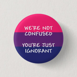 Badge Rond 2,50 Cm Nous ne sommes pas bouton confus