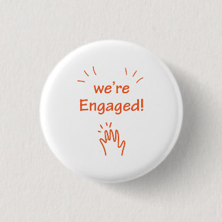 Badge Rond 2,50 Cm nous sommes engagés.
