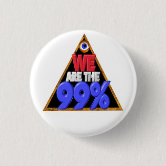 Badge Rond 2,50 Cm Nous sommes les 99% occupons la protestation de