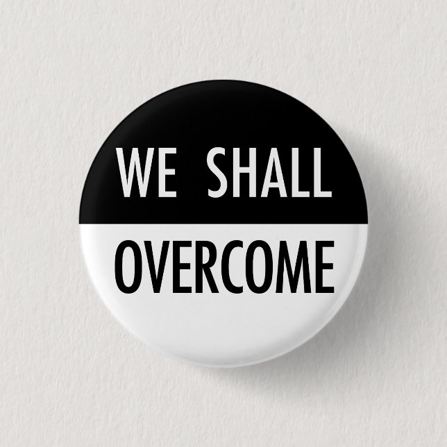 Badge Rond 2,50 Cm Nous surmonterons (Devant)
