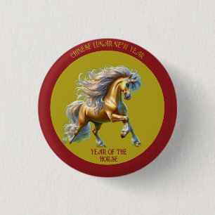 Badge Rond 2,50 Cm Nouvel An lunaire chinois 2026