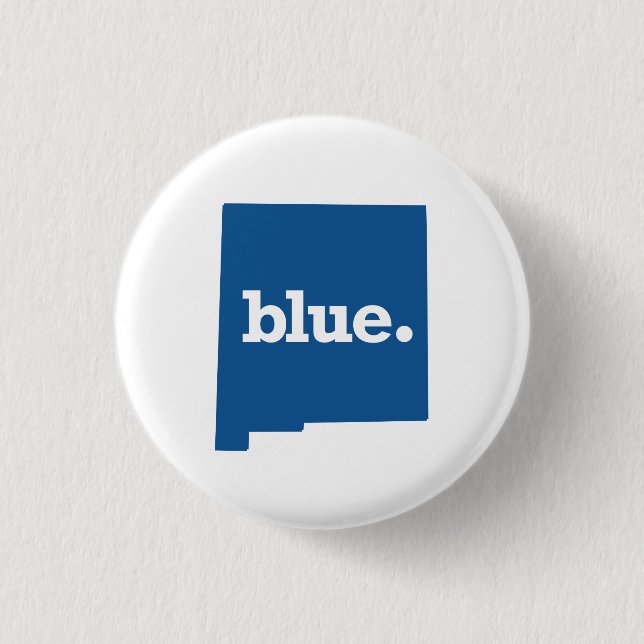 BADGE ROND 2,50 CM NOUVEL ÉTAT BLEU DU MEXIQUE (Devant)