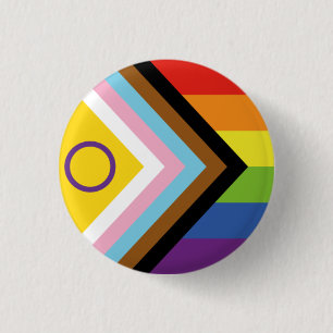 Badge Rond 2,50 Cm Nouvelle insigne de fierté progressive