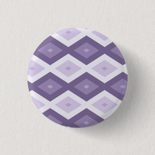 Badge Rond 2,50 Cm Nuances de lavande motif diamant