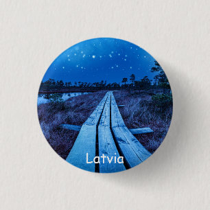 Badge Rond 2,50 Cm Nuit des marais