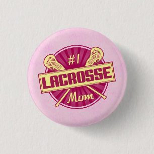 Badge Rond 2,50 Cm Numéro 1 Bouton maman crosse