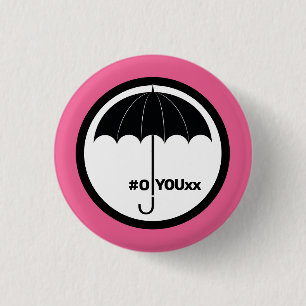 Badge Rond 2,50 Cm Numéro 4 ? Parapluie