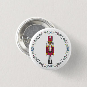 Badge Rond 2,50 Cm Nutcracker Sweet Nutcracker Prince Noël