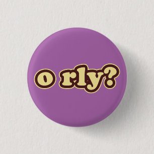 Badge Rond 2,50 Cm O RLY ? Bouton Pinback de l'aire de transmission L