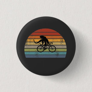 Badge Rond 2,50 Cm Octopus - Octopus équitation vélo