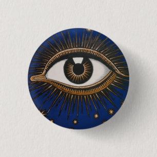 Badge Rond 2,50 Cm Oeil allemand d'hygiène