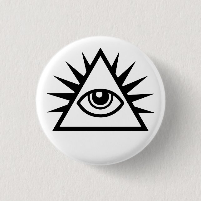 Badge Rond 2,50 Cm OEil lumineux de la Providence (Devant)