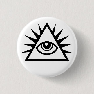 Badge Rond 2,50 Cm OEil lumineux de la Providence
