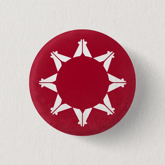 Badge Rond 2,50 Cm Oglala (Devant)