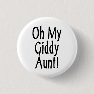 Badge Rond 2,50 Cm Oh Ma Tante Giddy !
