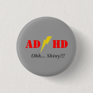 Badge Rond 2,50 Cm Oohhh d'AD/HD brillant