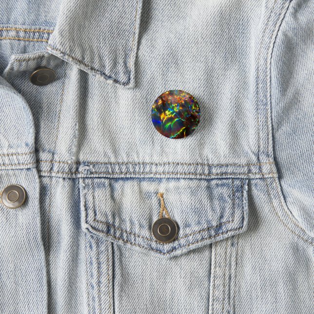 Badge Rond 2,50 Cm Opale incendie (En situation)