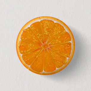 BADGE ROND 2,50 CM ORANGE 6