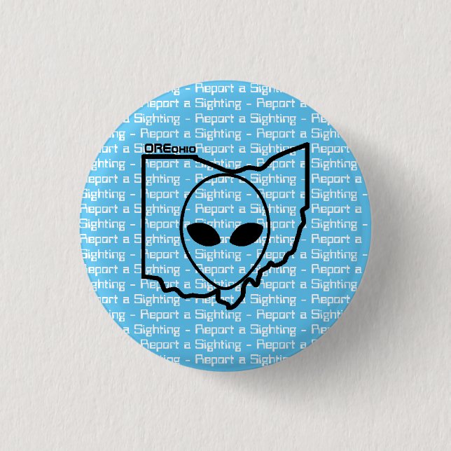 Badge Rond 2,50 Cm OREohio Signaler une épingle (Devant)