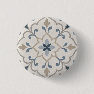 Badge Rond 2,50 Cm Ornement élégant