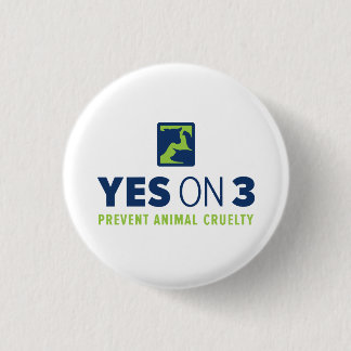 Badge Rond 2,50 Cm Oui sur 3 ! Mini bouton