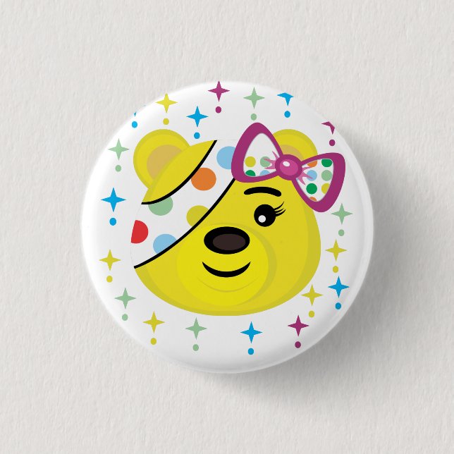 Badge Rond 2,50 Cm Ours du Pudsey (Devant)