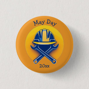 Badge Rond 2,50 Cm Outils du jour mai