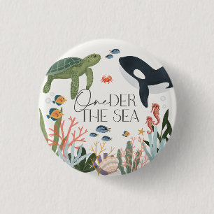 Badge Rond 2,50 Cm Ouverture De La Mer Premier Anniversaire Fête Fave
