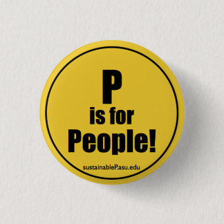 Badge Rond 2,50 Cm P est pour des personnes !