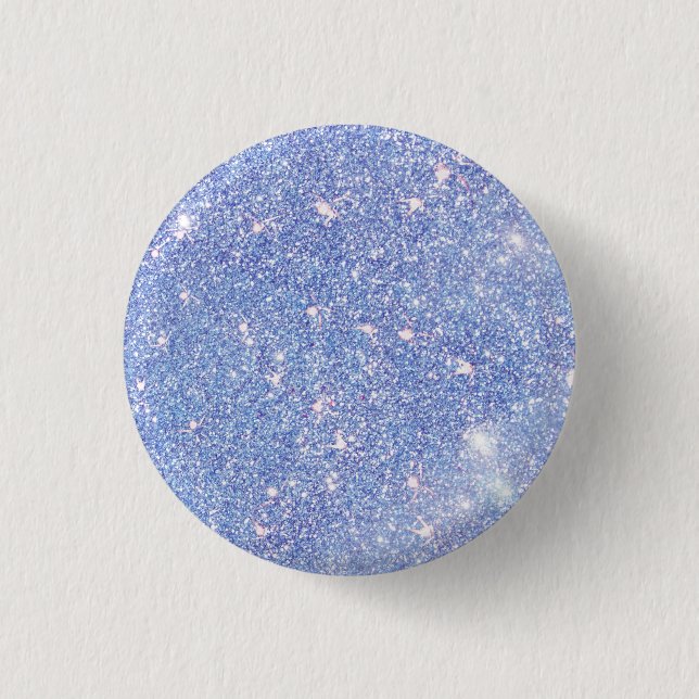 Badge Rond 2,50 Cm Paillettes Blue Paradise (Devant)