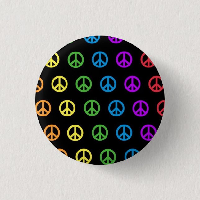 Badge Rond 2,50 Cm paix :] (Devant)