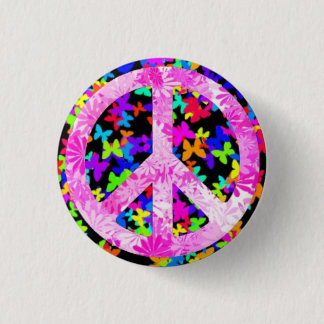 Badge Rond 2,50 Cm Paix métisse de signature