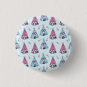 Badge Rond 2,50 Cm Panda Lover Être comme Panda