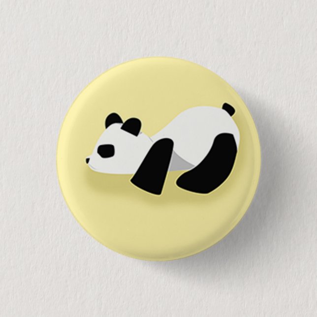 Badge Rond 2,50 Cm Panda mignon (Devant)