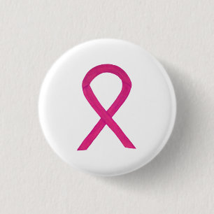 Badge Rond 2,50 Cm Paniers d'art personnalisés Hot Pink Awareness