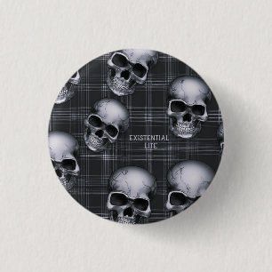 Badge Rond 2,50 Cm PANNEAUX DE LITE EXISTENTIELS sur un insigne du bo