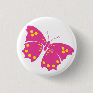 Badge Rond 2,50 Cm Papillon