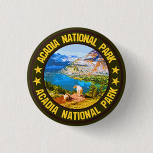 Badge Rond 2,50 Cm Parc national de l'Acadie